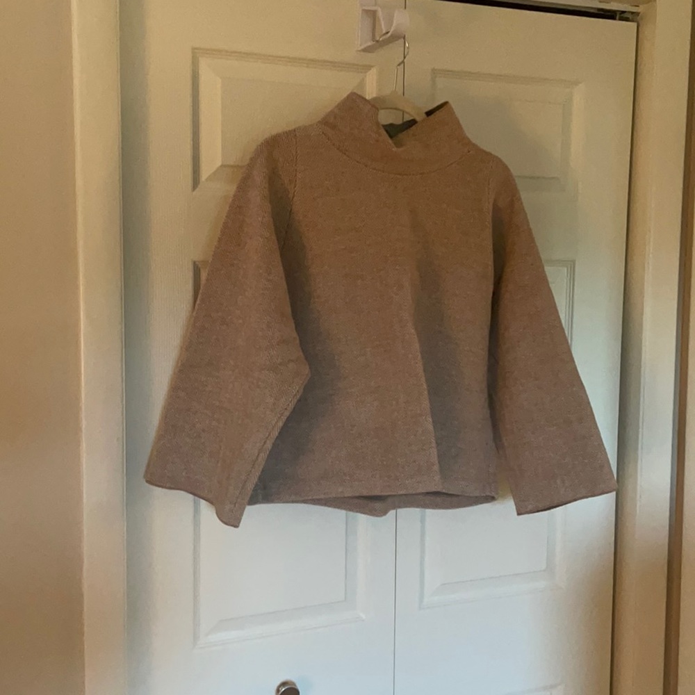 Boxy Madewell sweater Women’s S brown and white